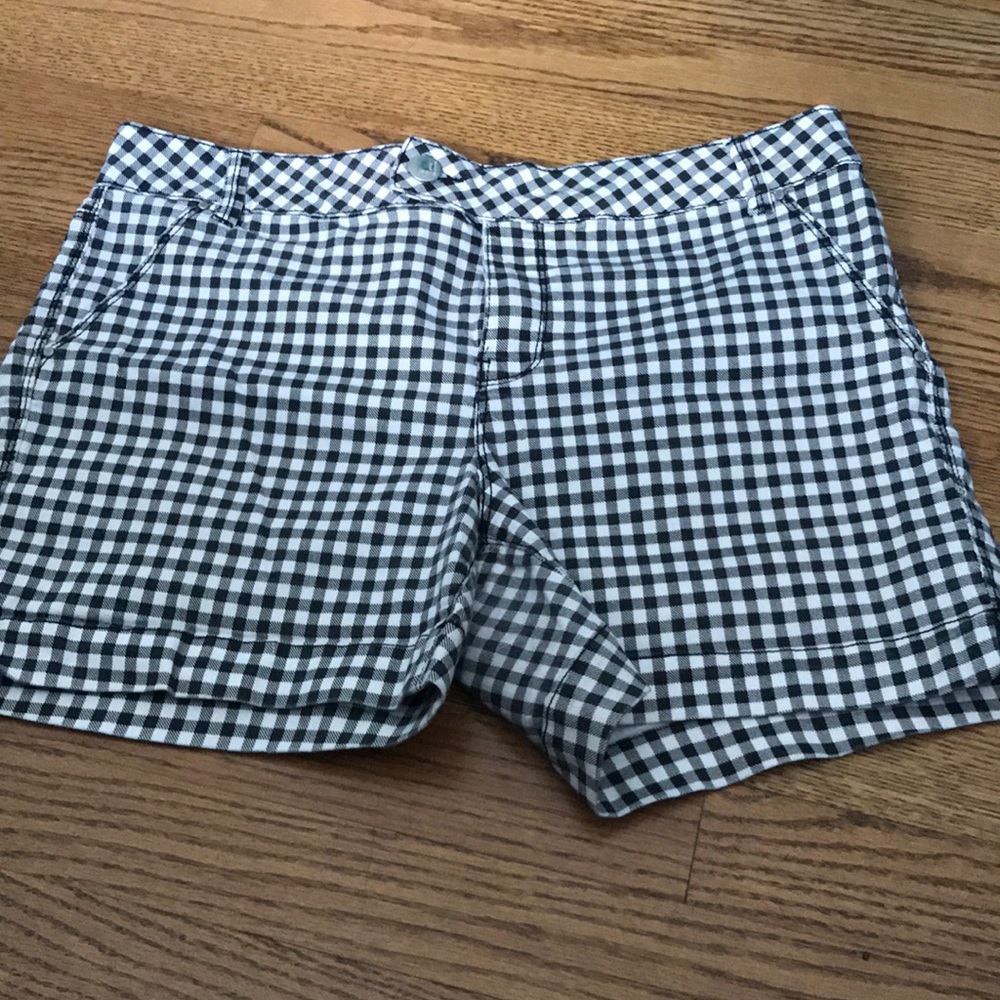 D Jeans Gingham Shorts